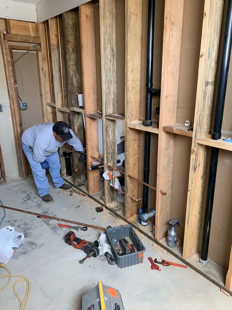 Commercial rough-in plumbing for Water Heater Replacement in Tupper Lake